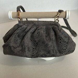 Madison west grey snakeskin bag NWOT